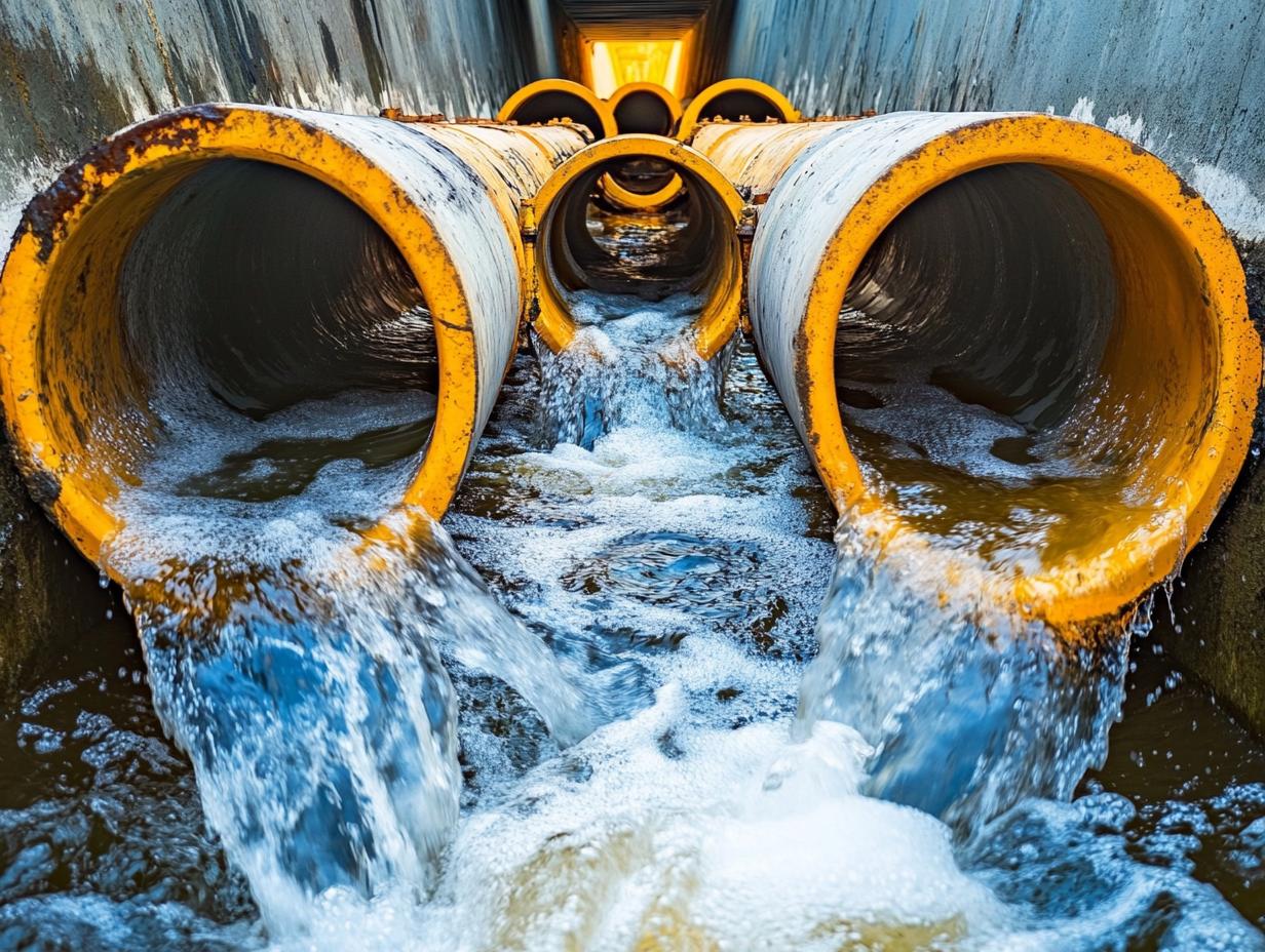 Гидродинамическая очистка канализации