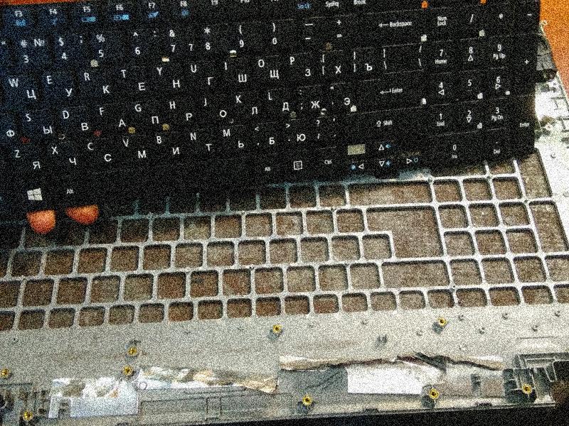 замену клавиатуры на ноутбуке